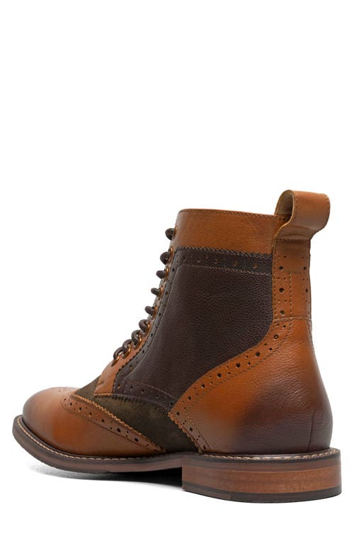 Stacy Adams Finnegan Wingtip Lace-up Boot In Multi