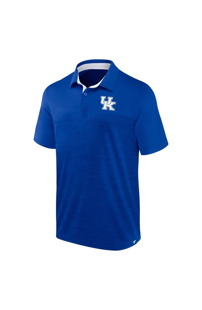 FANATICS Men's Fanatics Branded Heather Royal Kentucky Wildcats Classic Homefield Polo, Alternate, color, Heather Royal