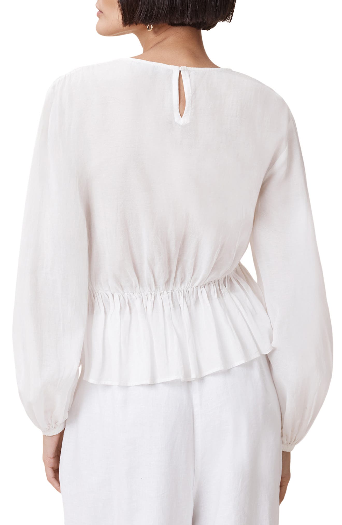 Melani Blouson Sleeve Woven Shirt - image 2