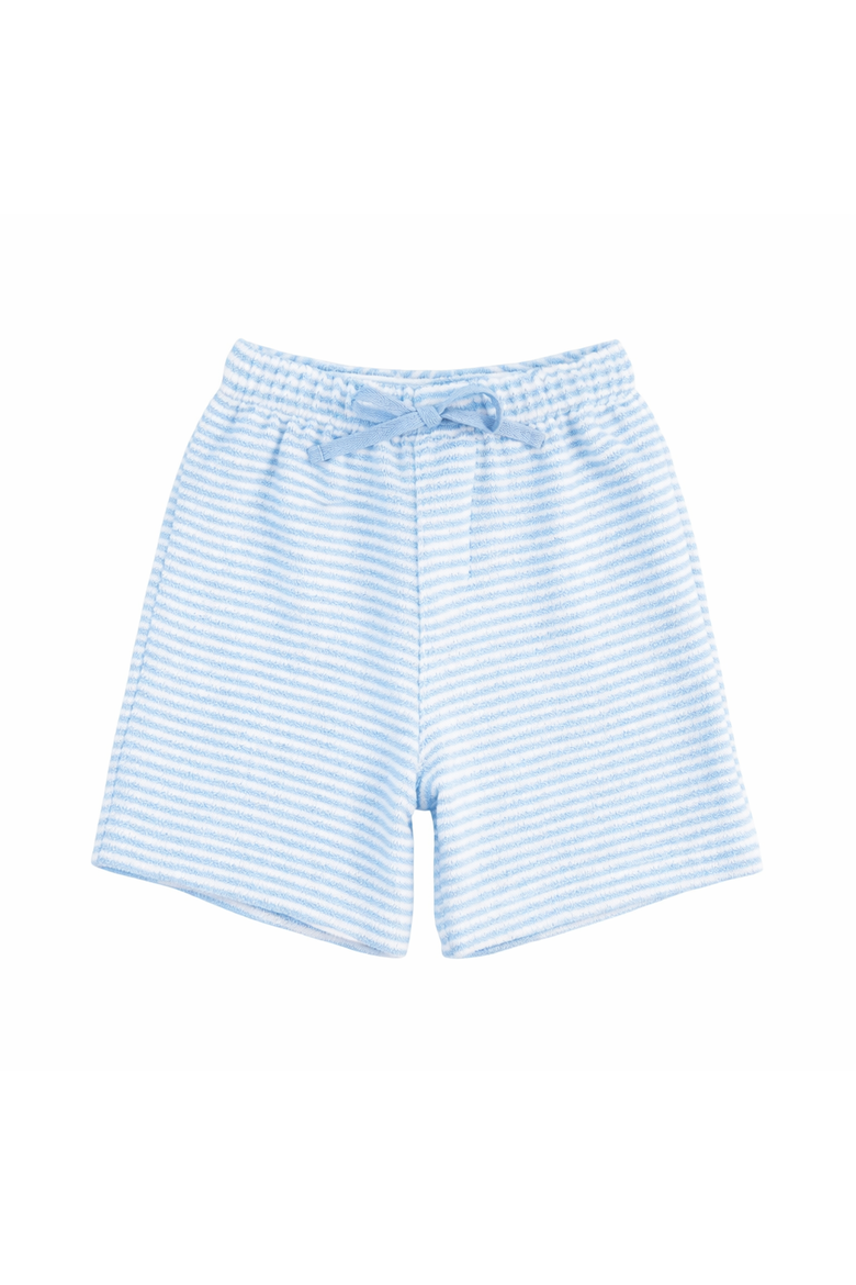 Stripe Terry Shorts, Main, color, Blue/White
