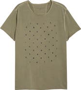 John Varvatos Fleur de Lis Embroidered T-Shirt
