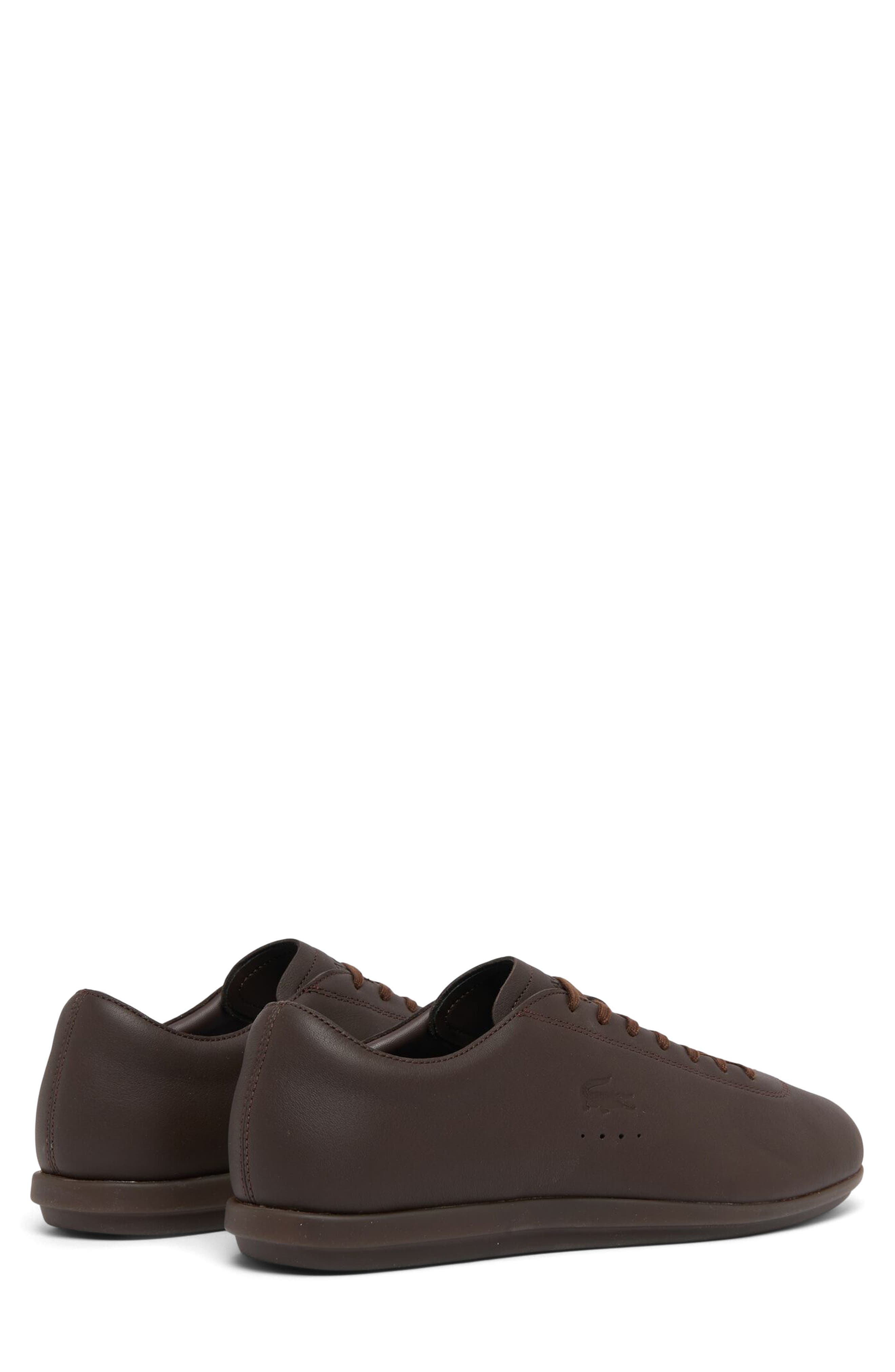 Driver Low Pro 226 Leather Sneaker, Alternate, color, DARK BROWN/ DARK BROWN
