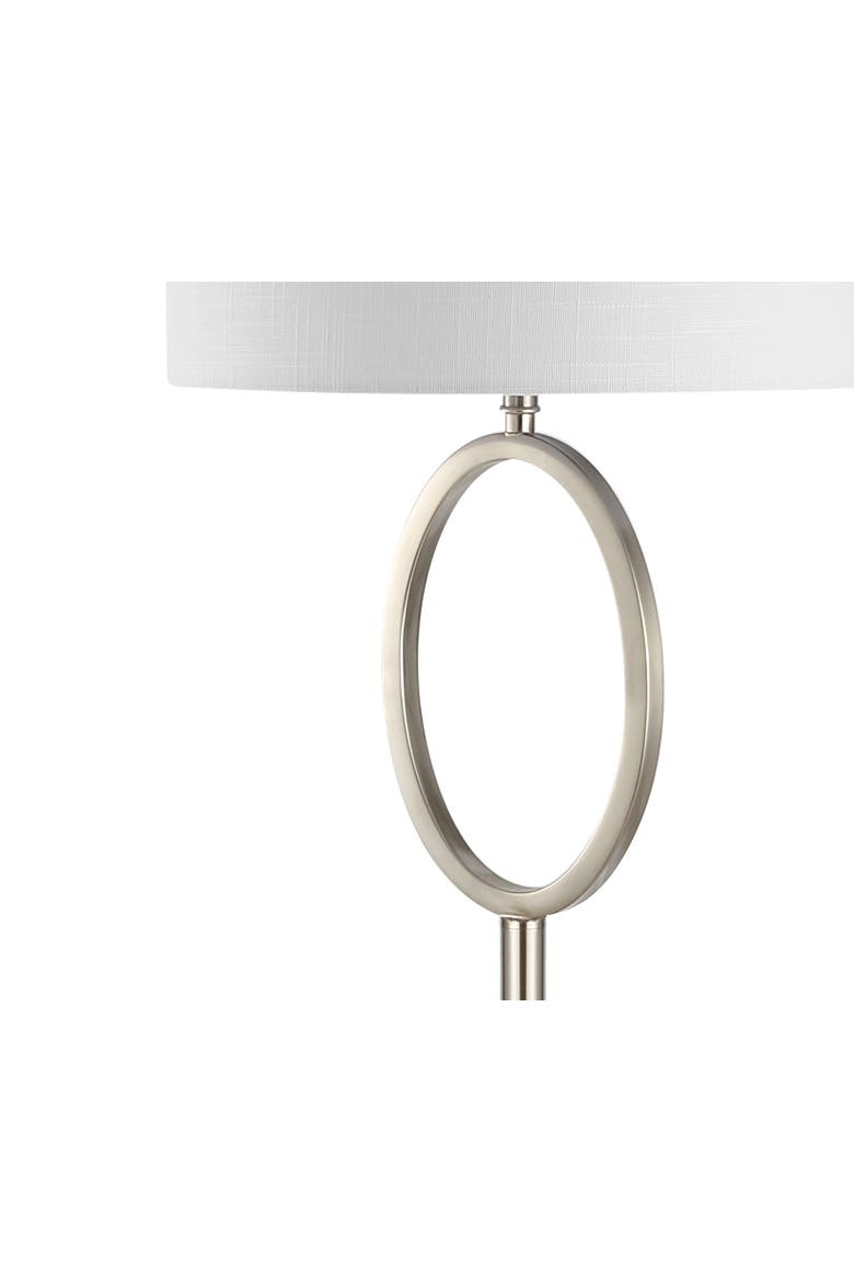 April Metal Modern Contemporary LED Floor Lamp, Alternate, color, Nickel