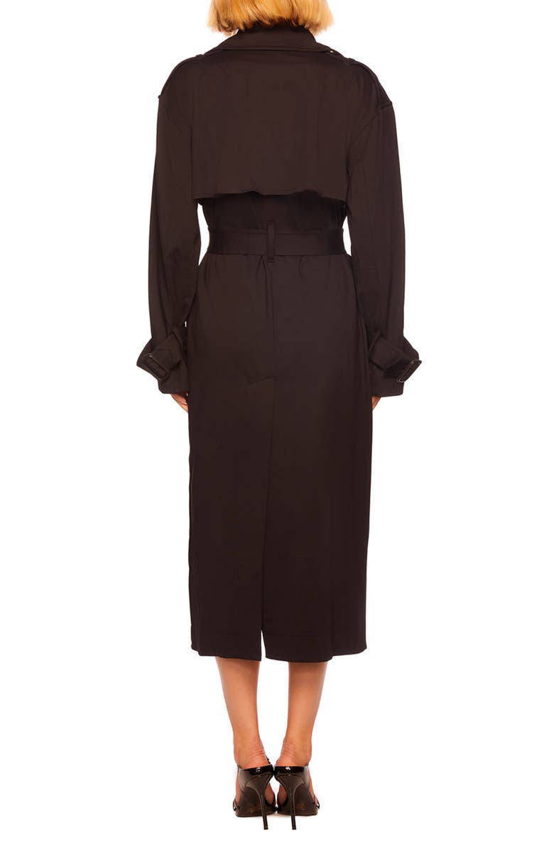 Susana Monaco Signature Stretch Trench Coat, Alternate, color, 