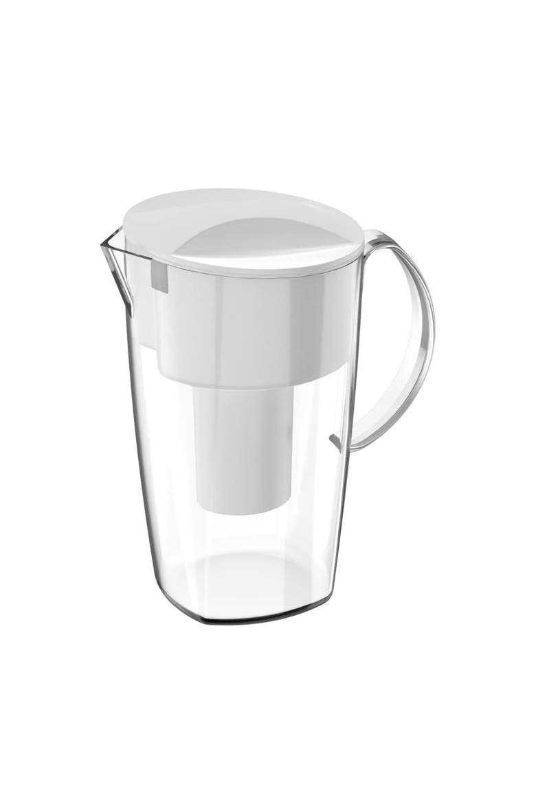 Clear BPA Free Water Filtration Pitcher Dispenser, Main, color, Clear