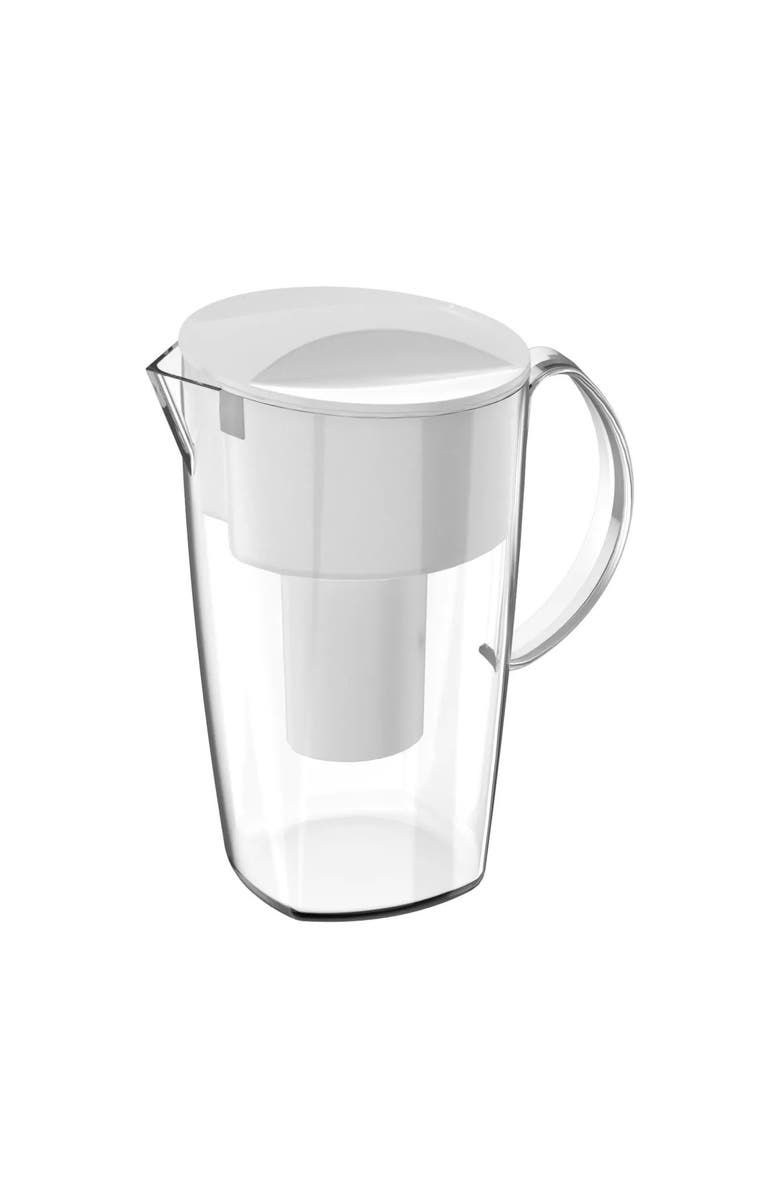 OU Clear BPA Free Water Filtration Pitcher Dispenser, Main, color, 
