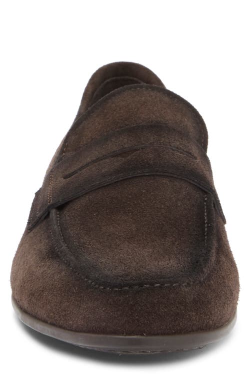 To Boot New York Men's Ronny Apron Toe Penny Loafers In Camoscio Ebano