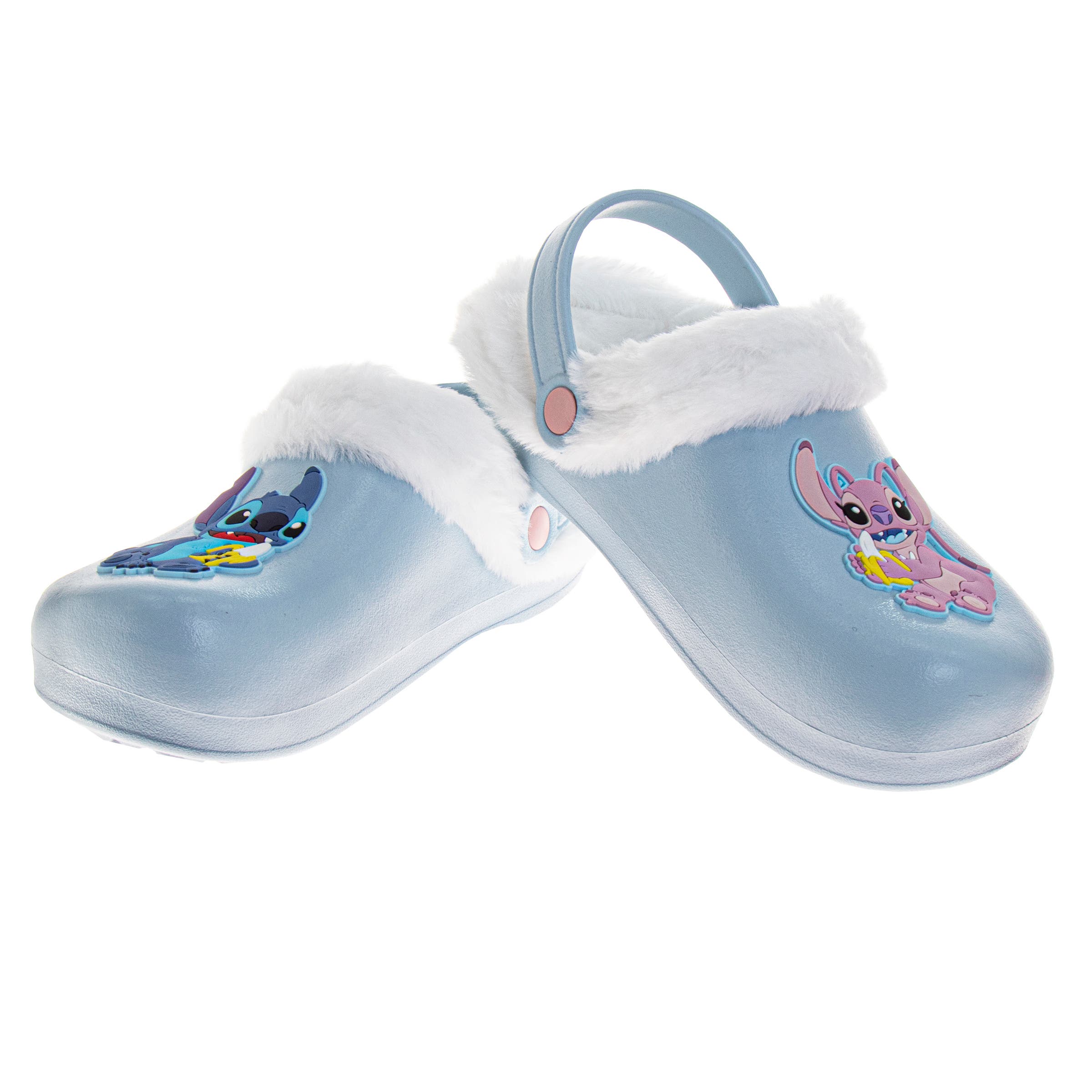 Lilo and Stitch Slip On Clogs , Light Blue, Size 2-3, Alternate, color, Blue