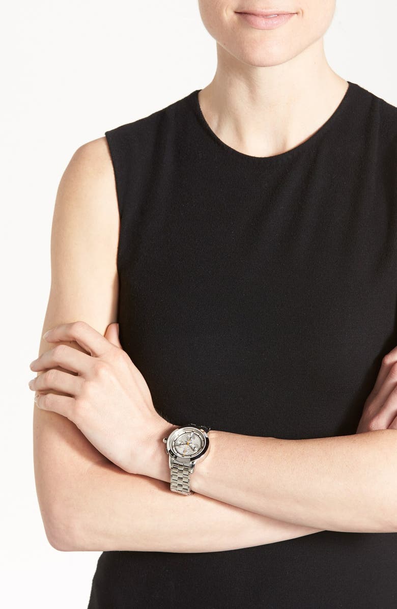 Tory Burch 'Tory' Chronograph Bracelet Watch, 37mm, Alternate, color,