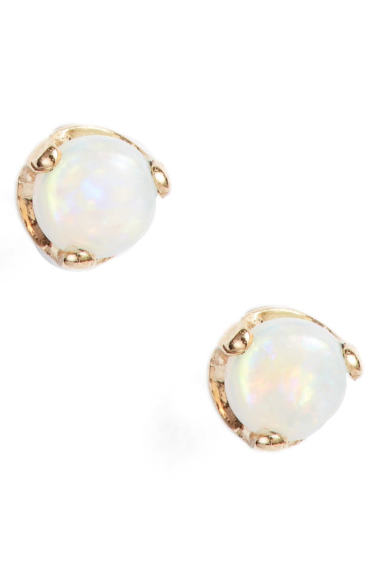 Zoë Chicco Opal Stud Earrings, Main, color, 