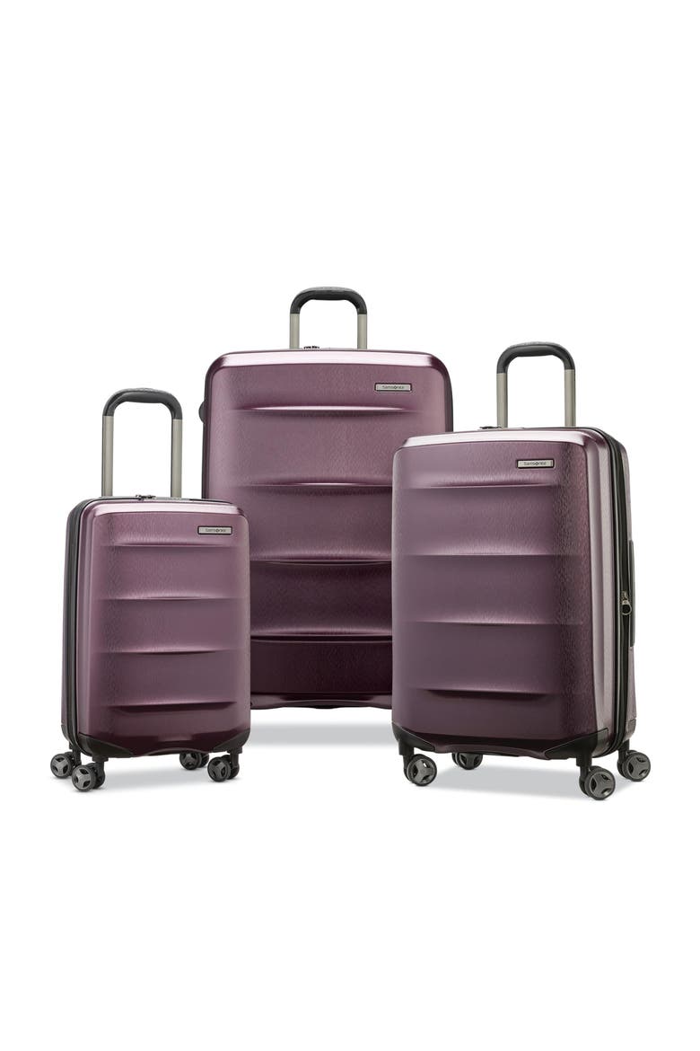Octiv 3 Piece Set (20"/24"/28") Hardside Spinner, Main, color, Amethyst Purple