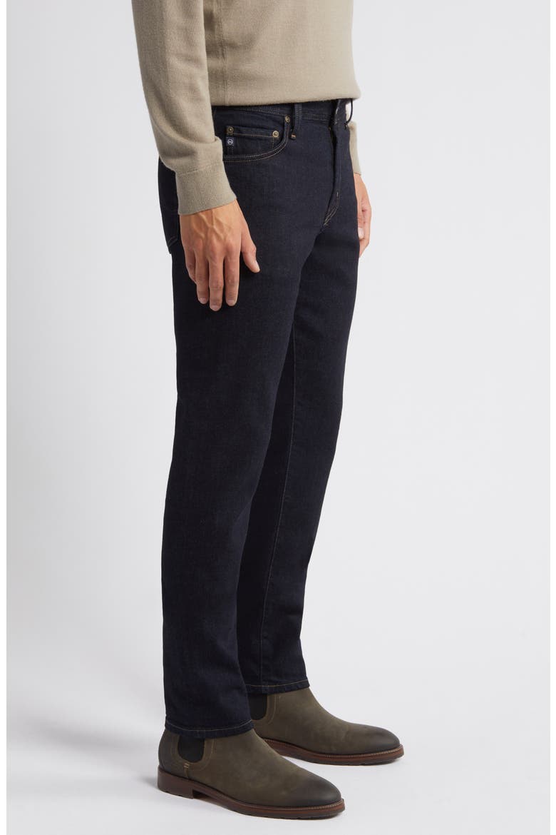Everett Slim Straight Jeans, Alternate, color, MONUMENT