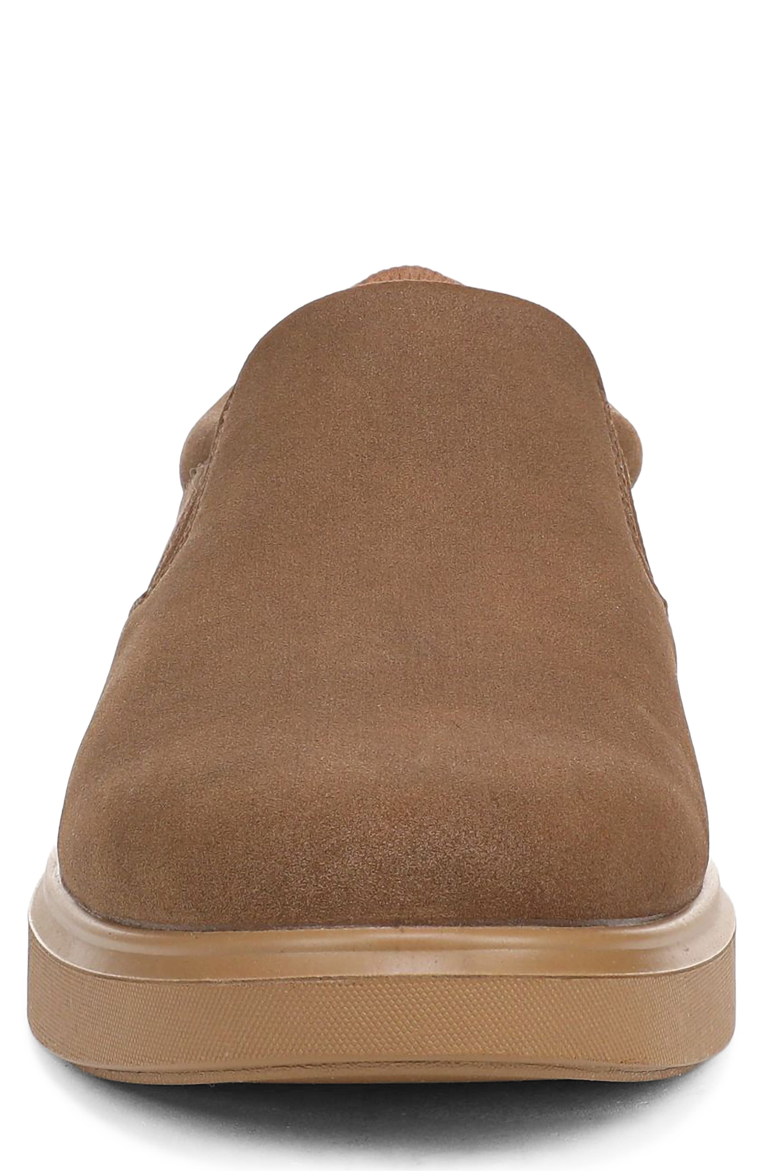 City Cloud Faux Leather Slip On Sneaker, Alternate, color, MID BROWN FAUX LEATHER