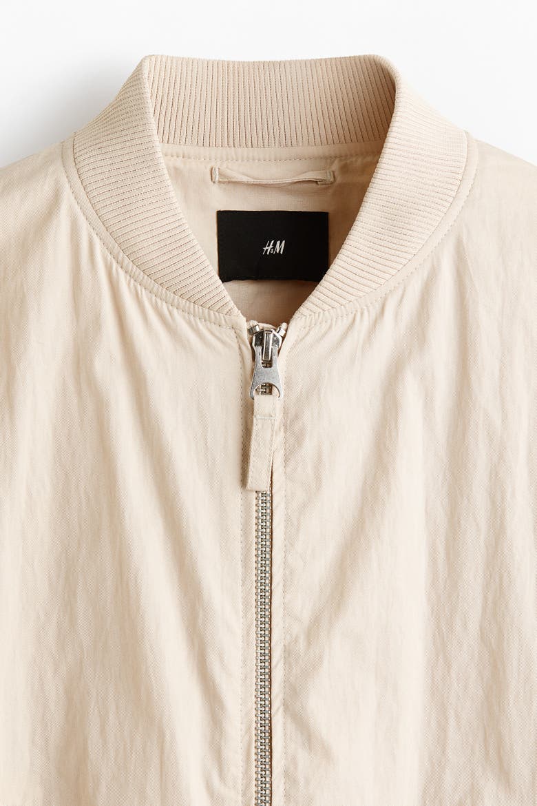 Bomber Jacket, Alternate, color, Light beige