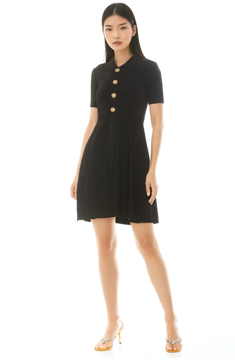 Alexia Admor Soren Dress, Alternate, color, Black