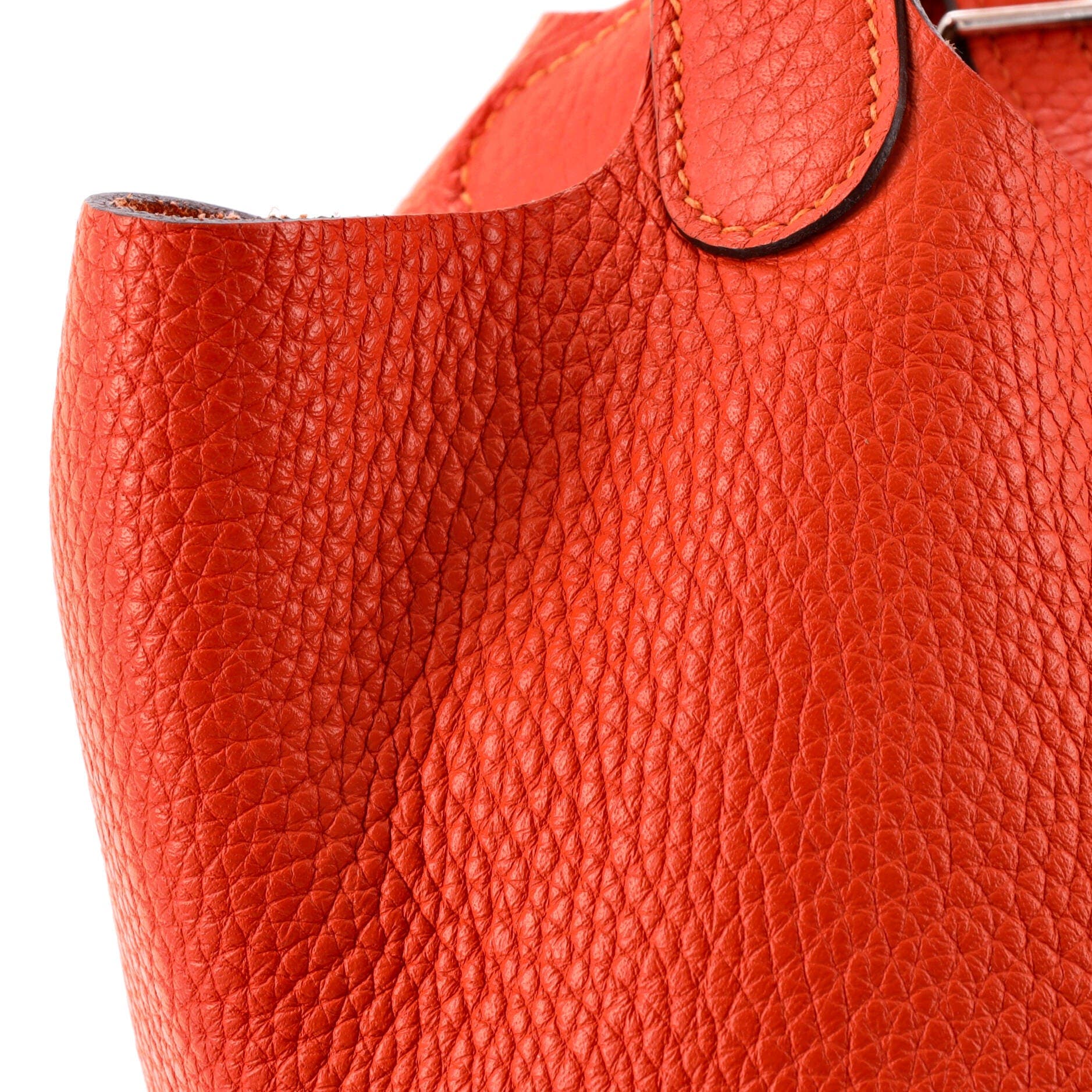 Pre-Owned Hermes Picotin Lock Bag Clemence PM, Alternate, color, Feu