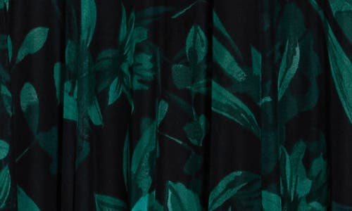 Connected Apparel Waist Tie Mesh Dress In Green
