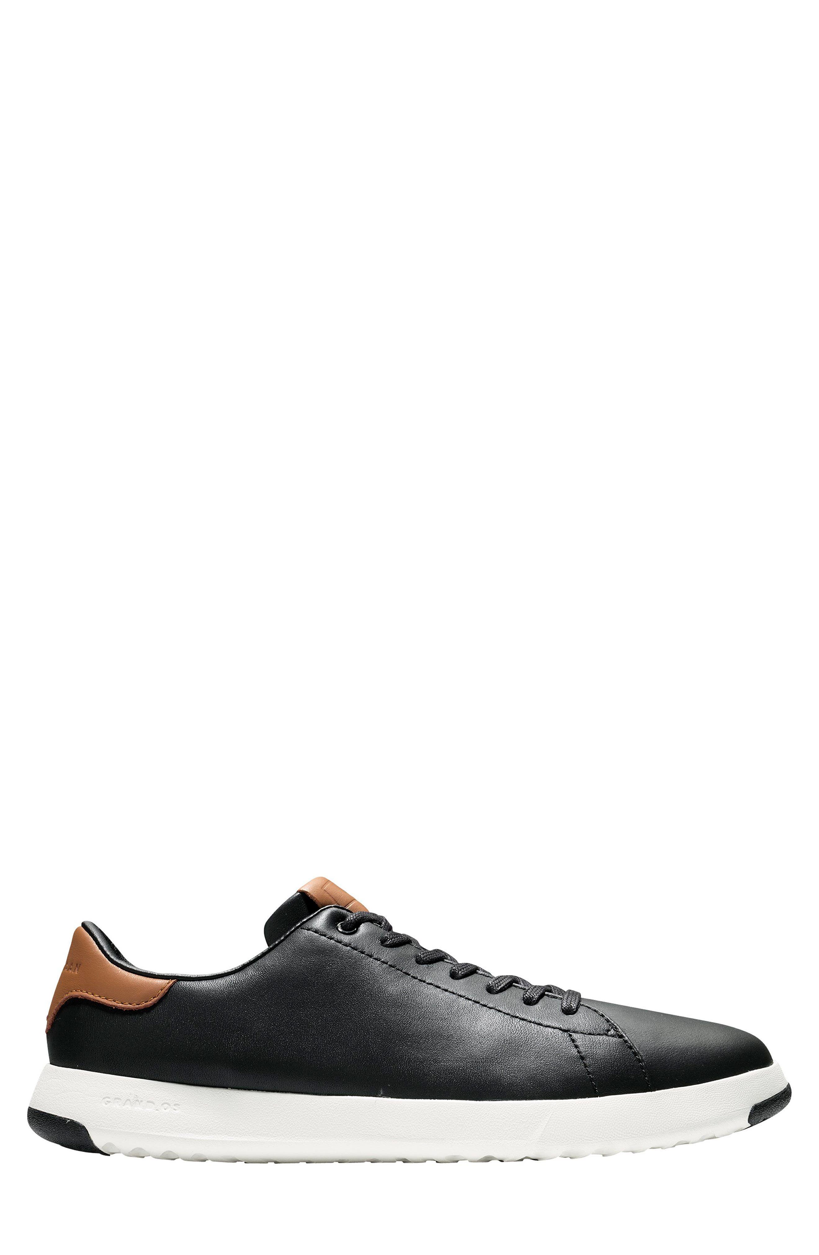 Cole Haan GrandPro Tennis Sneaker, Alternate, color, Black/ British Tan