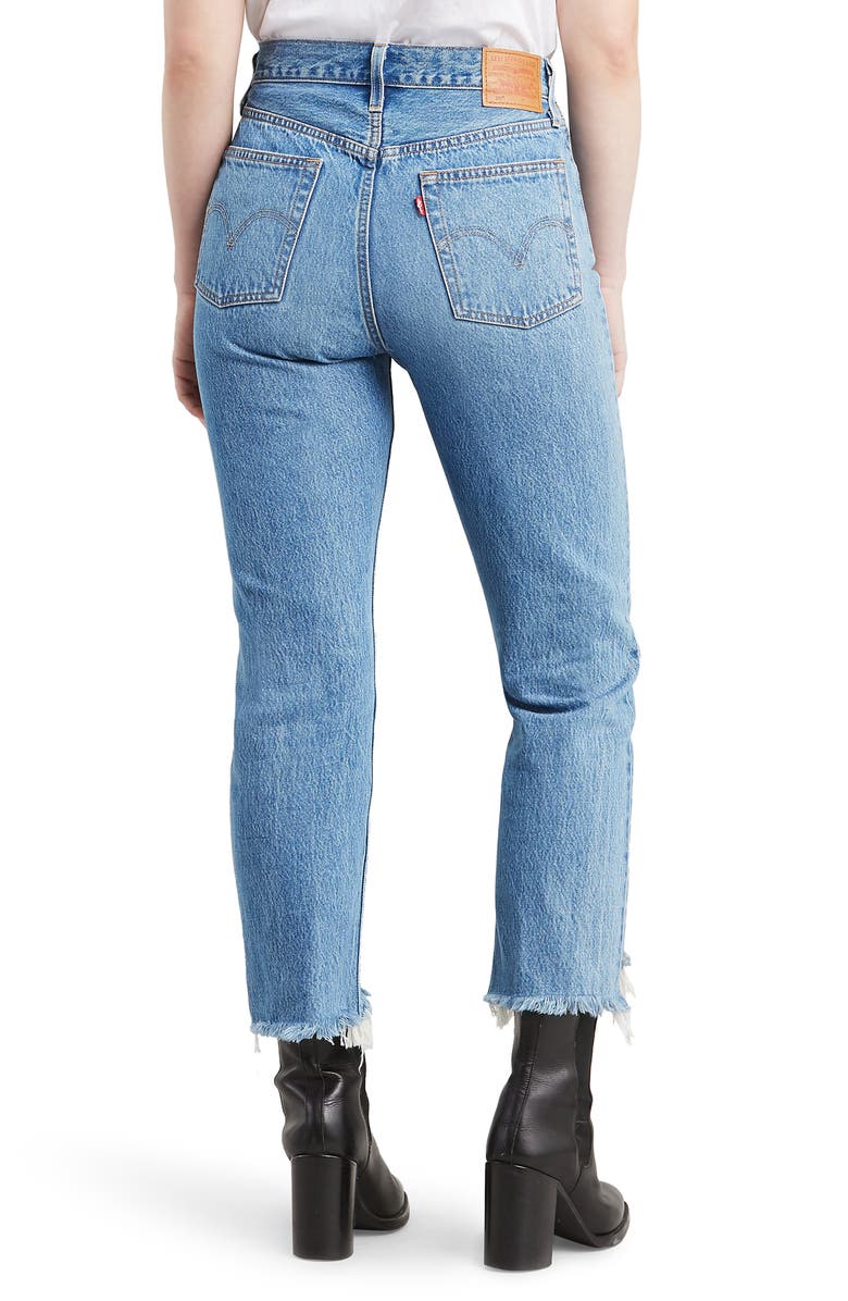 Levi's<sup>®</sup> 501<sup>®</sup> Step Hem Crop Jeans, Alternate, color, 