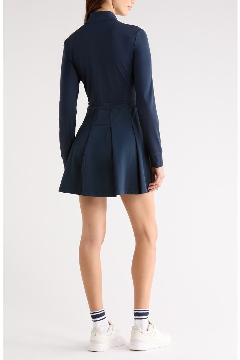 Peak Hybrid Long Sleeve Dress, Alternate, color, NAVY SAPPHIRE