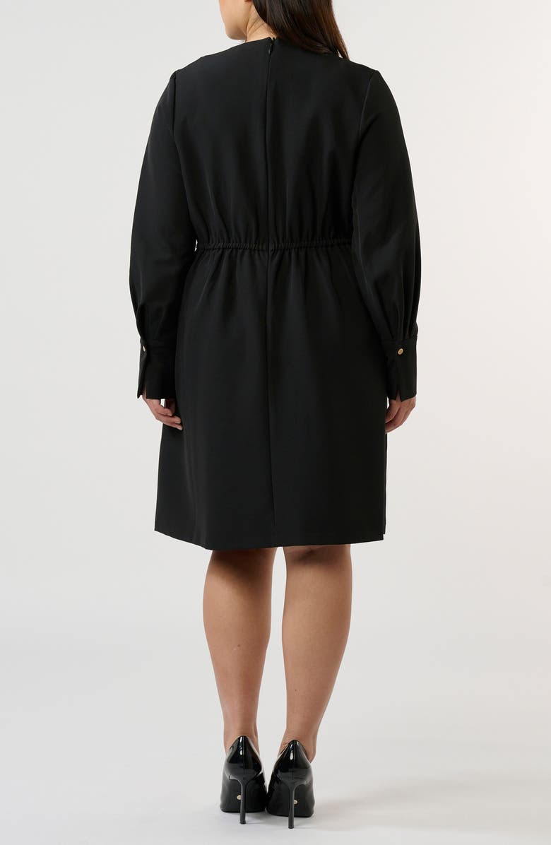 Estelle Nia Long Sleeve Minidress, Alternate, color, Black