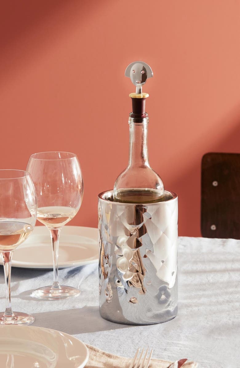 ALESSI Alessandro Mendini Anna Wine Stopper, Alternate, color,