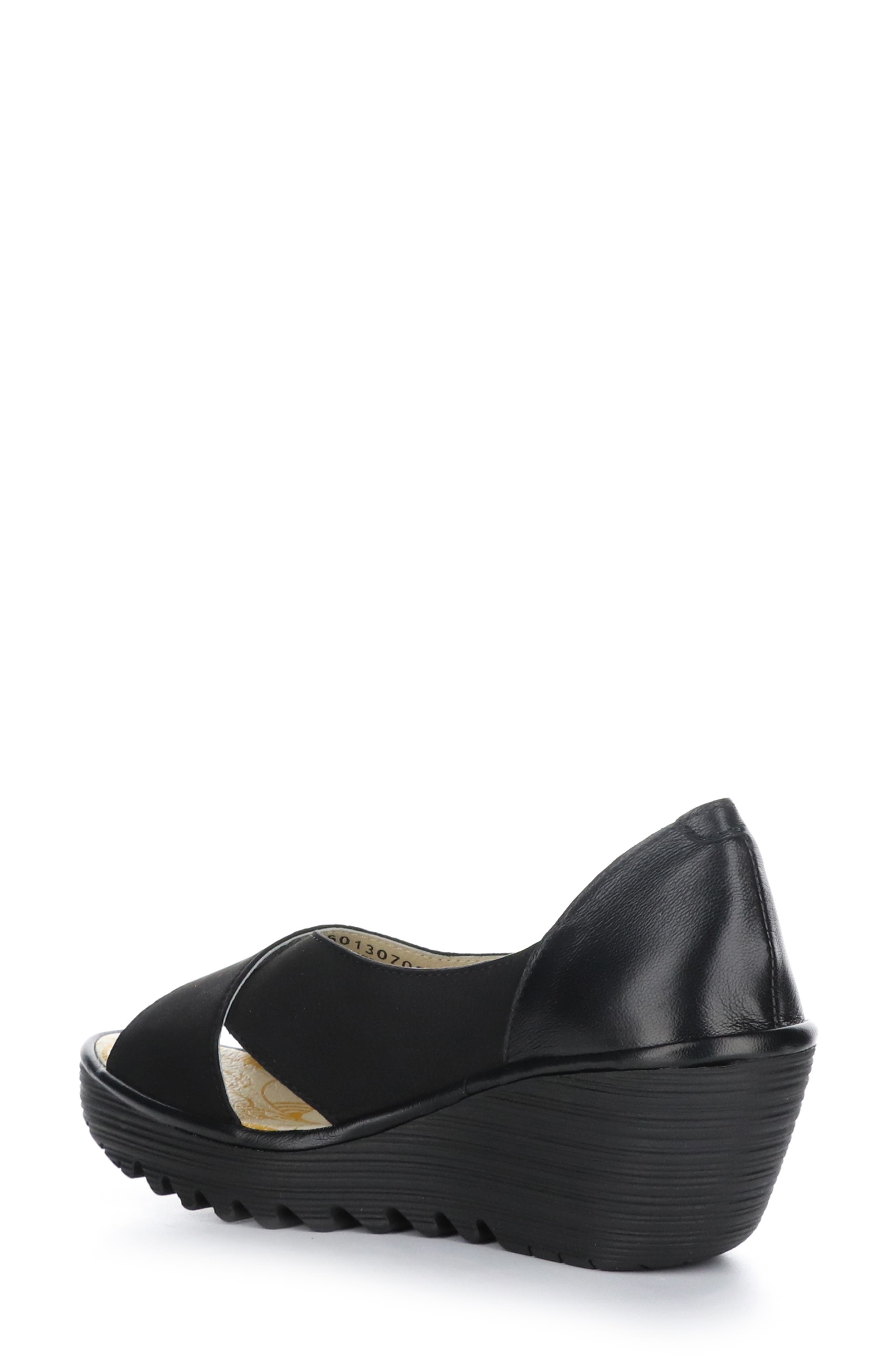 Fly London Yoma Wedge Sandal, Alternate, color, 