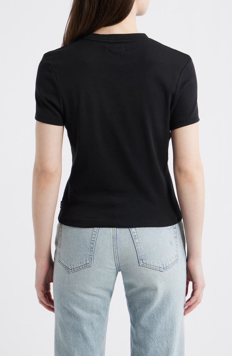 Rip Curl Classic Fitted Stretch Cotton T-Shirt, Alternate, color, Black