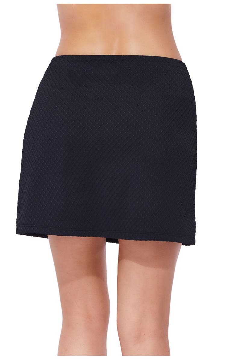 Gottex St. Tropez Textured Pull-On Skirt Cover-Up, Alternate, color, 