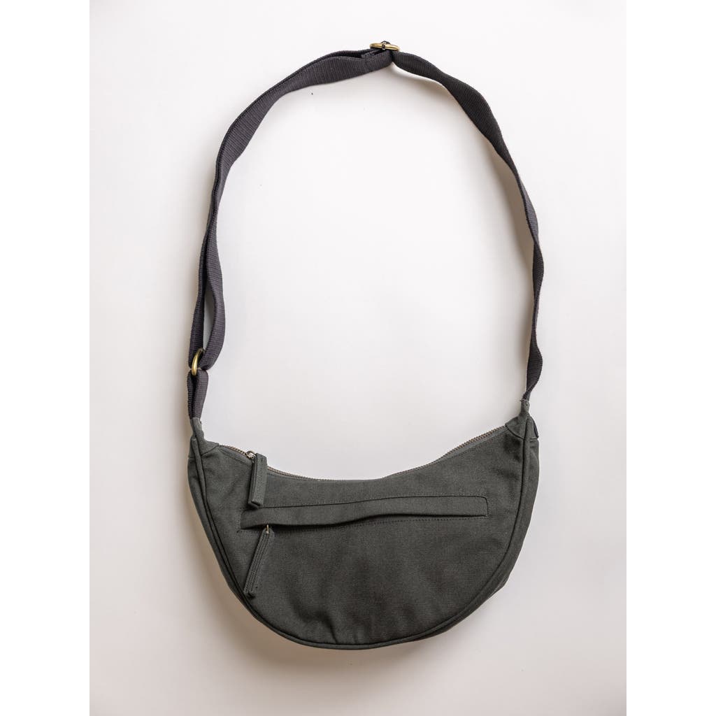 Terra Thread Organic Cotton Crossbody Bag In Gray