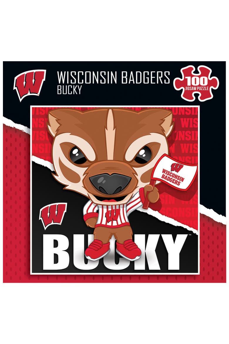 Wisconsin Badgers Mascot 100pc Puzzle, Alternate, color, Multicolor
