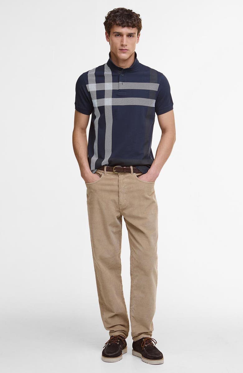 Barbour Blaine Tartan Polo, Alternate, color, Navy