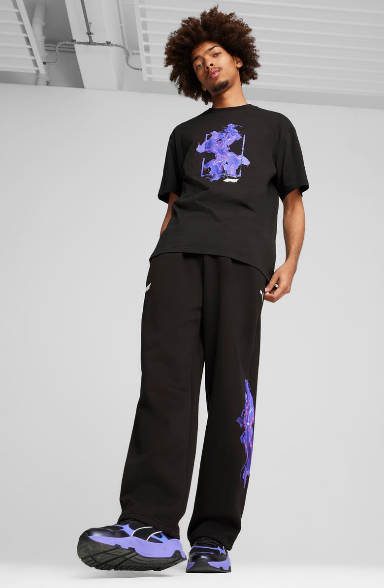 PUMA F1 Neon Energy Cotton Graphic T-Shirt, Alternate, color,