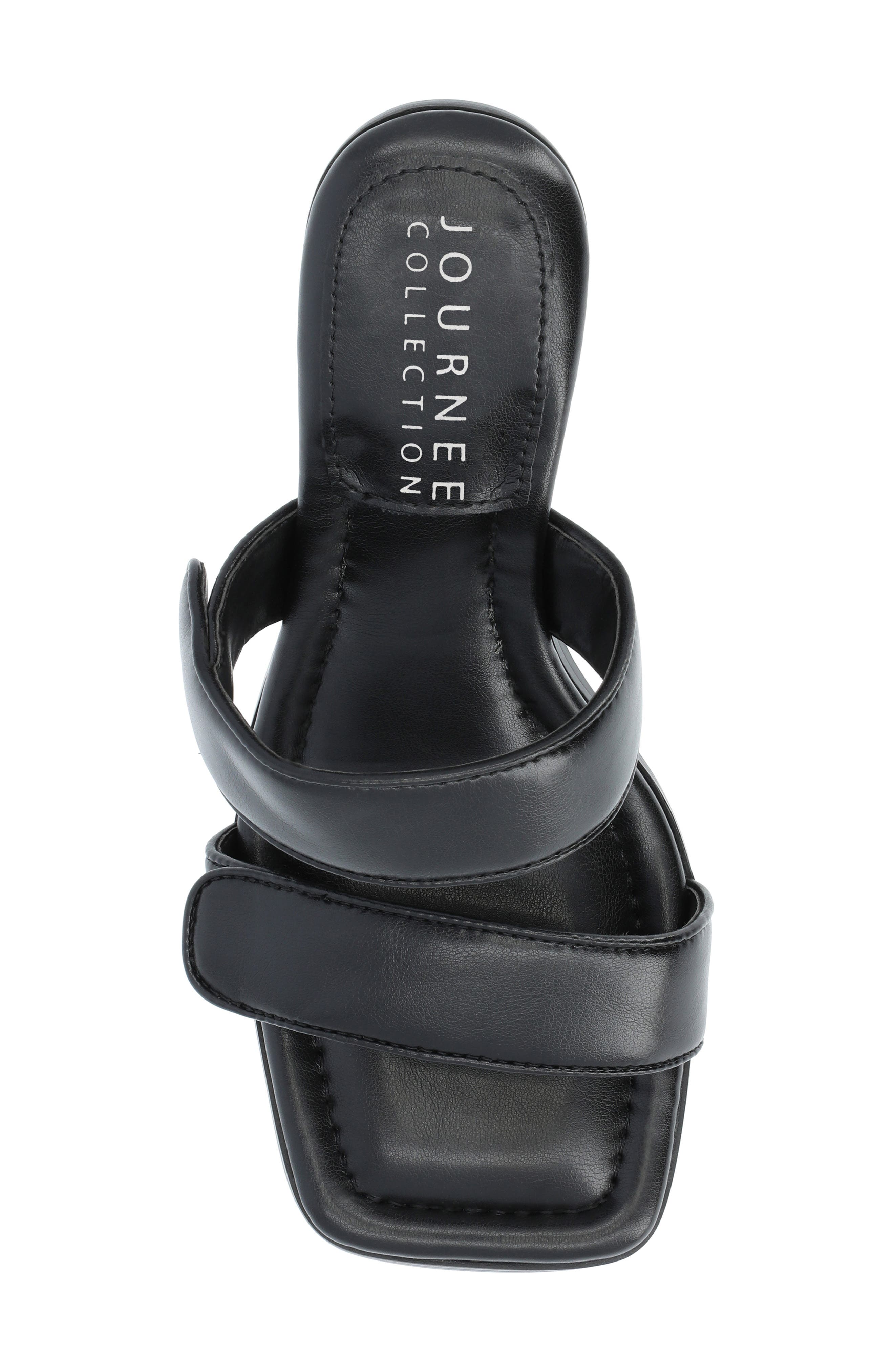Journee Collection Essey Heeled Sandal, Alternate, color, Black