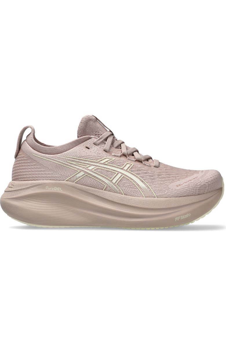 ASICS<sup>®</sup> GEL-NIMBUS<sup>®</sup> 27 Running Shoe, Alternate, color, Fawn/ Birch