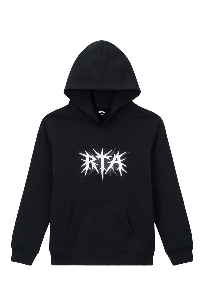 Kids' Eden Hoodie, Main, color, BLACK SPIKE RTA