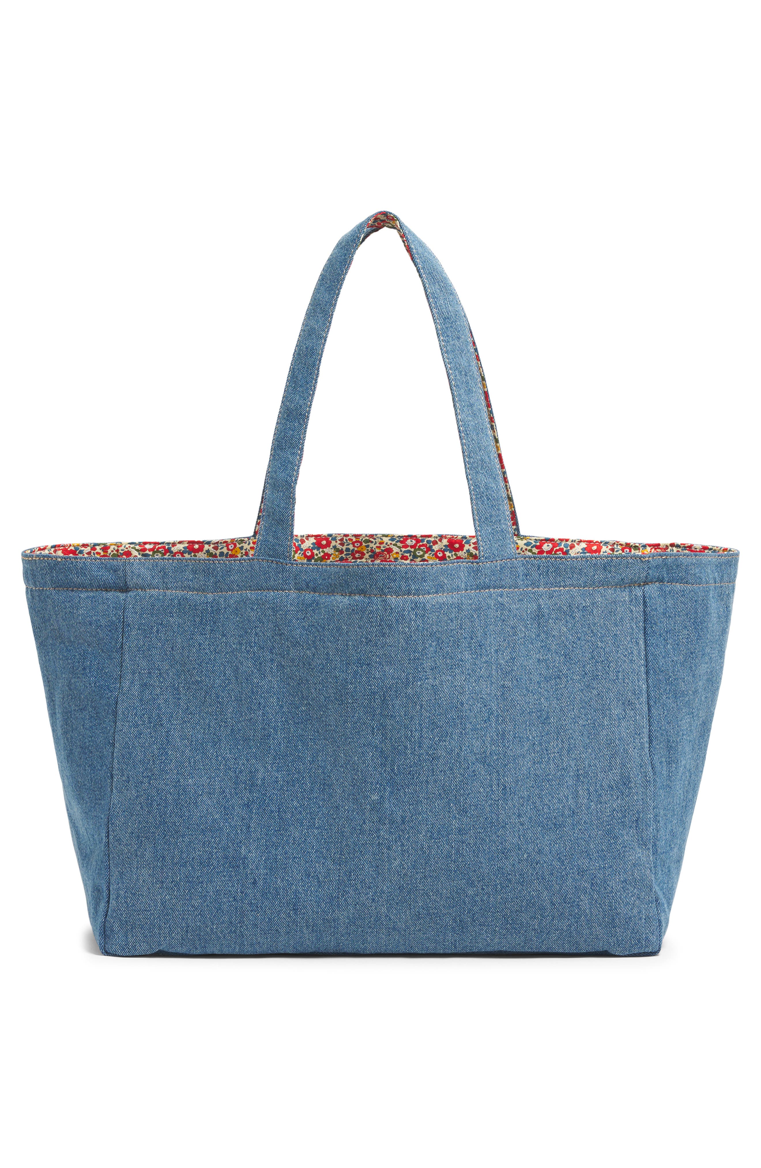 Everything Tote, Alternate, color, BETSY ANN / MEDIUM WASH DENIM