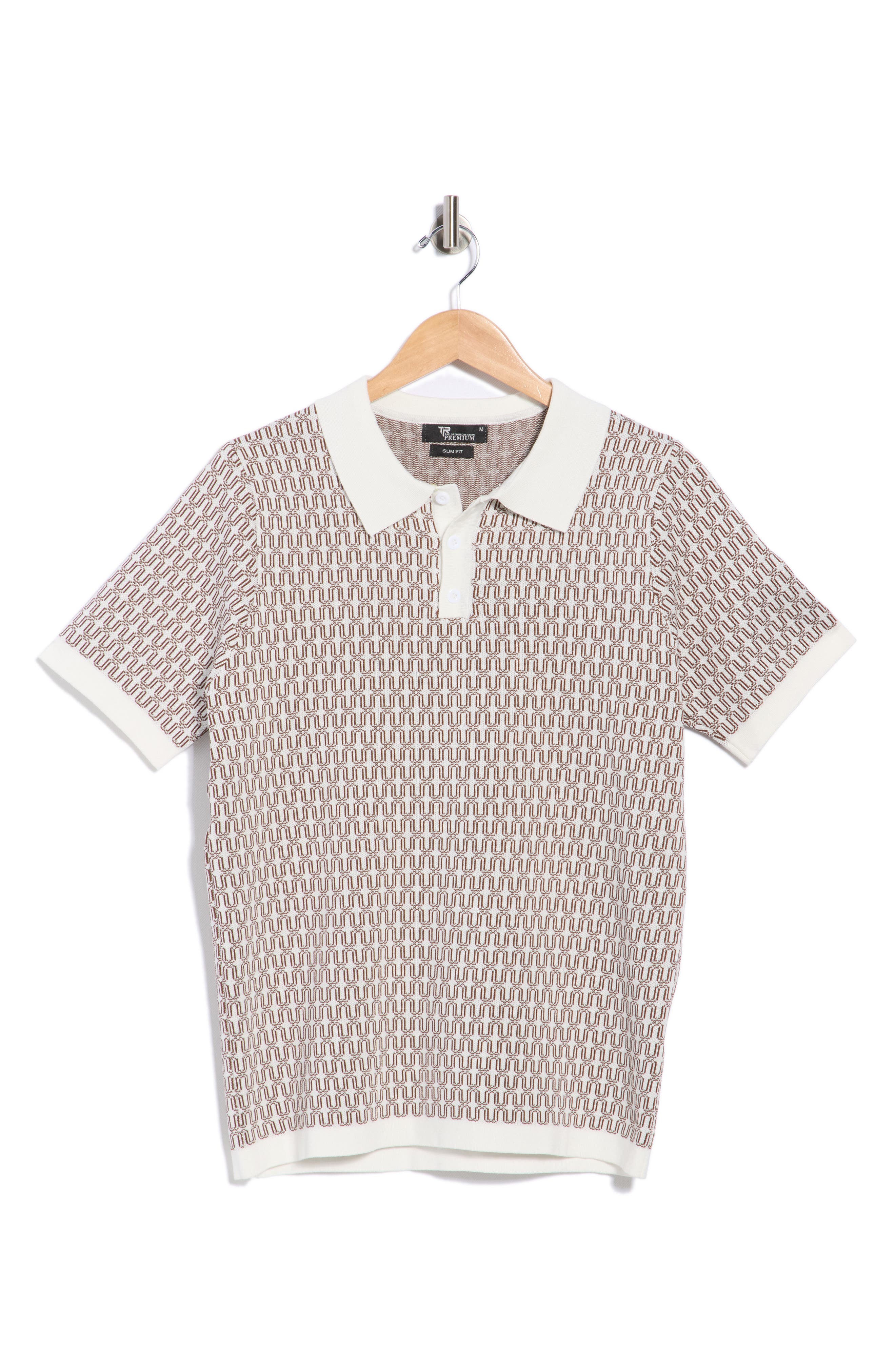 T.R. PREMIUM Slim Fit Polo Sweater