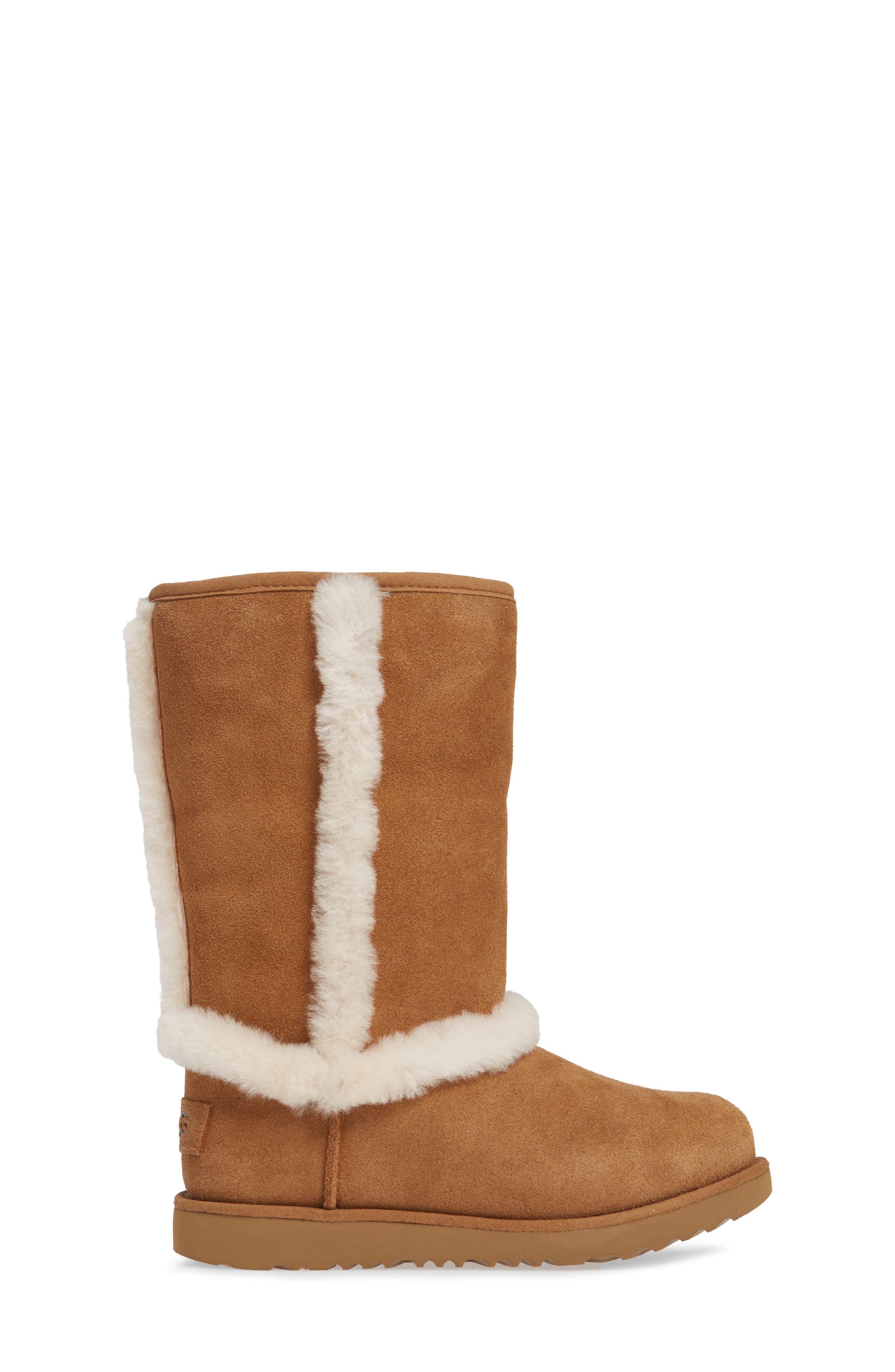 UGG<sup>®</sup> Hadley II Genuine Shearling Trim Waterproof Boot, Alternate, color, 