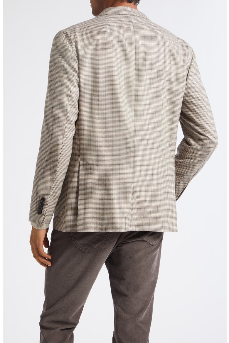 Overcheck Wool Sport Coat, Alternate, color, BEIGE