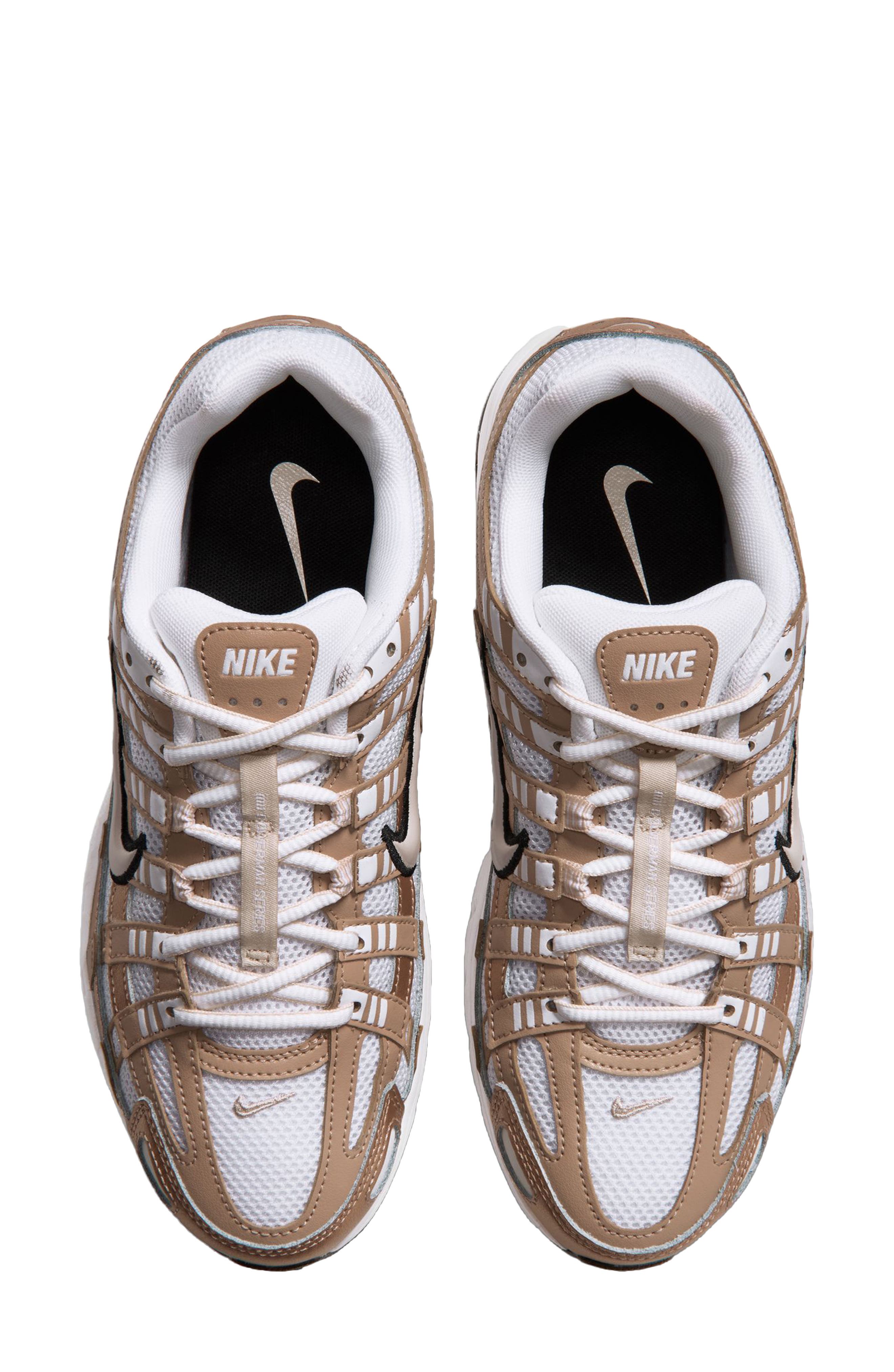 P-6000 Sneaker, Alternate, color, WHITE/ BLUR/ BLACK/ SANDDRIFT