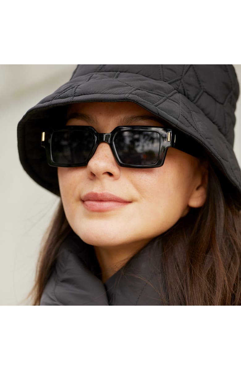Youzey The Agent Sunglasses, Alternate, color, Black