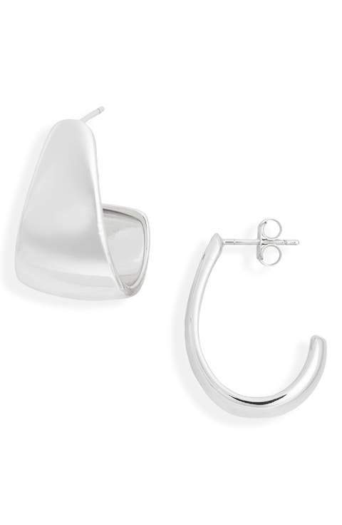 Demi Fine Tapered Hoop Earrings