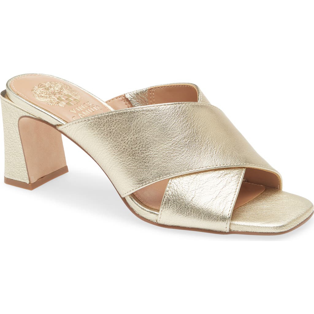 Vince Camuto Hemila Slide Sandal In Gold