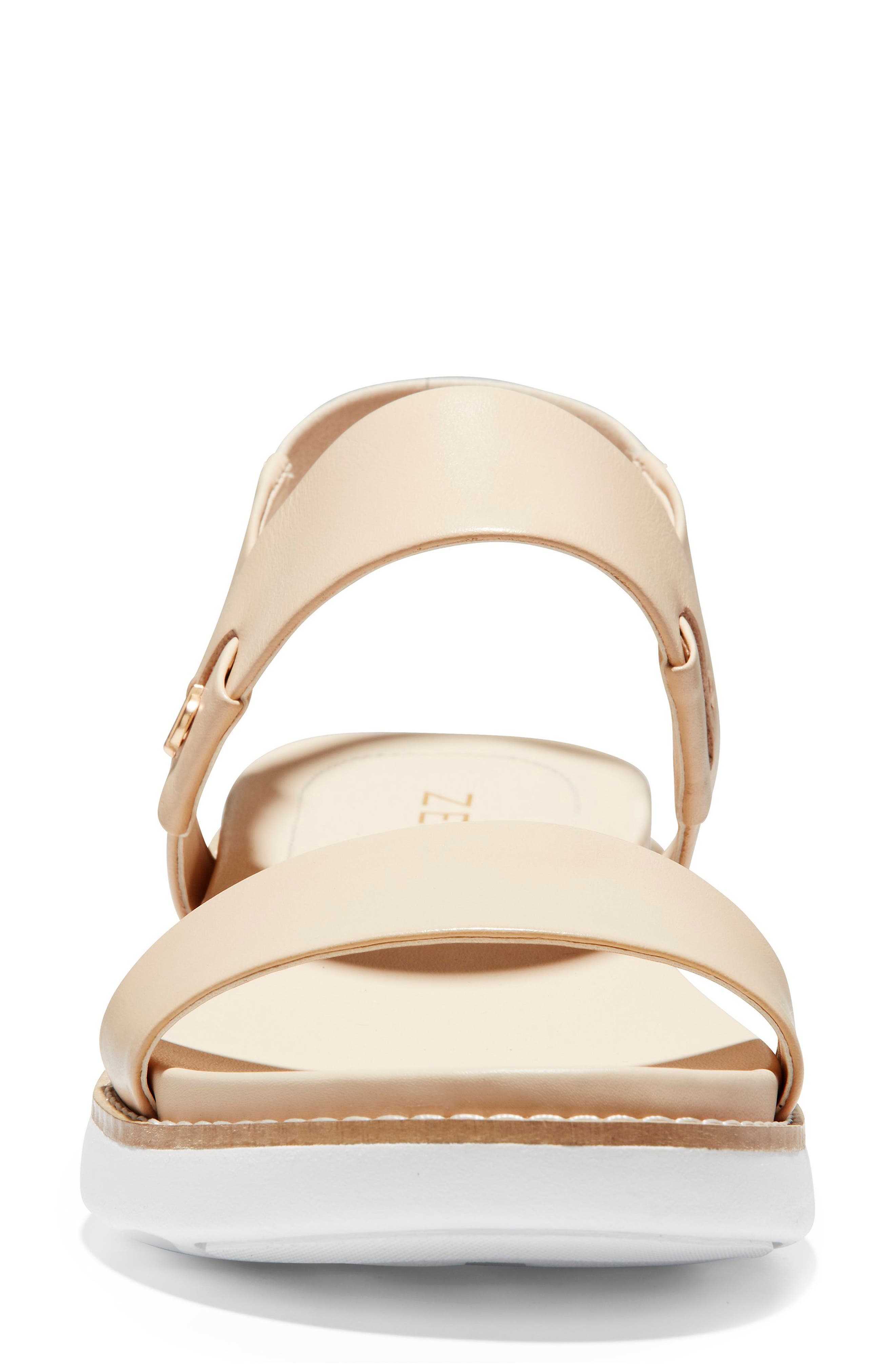 ZeroGrand Double Band Sandal, Alternate, color, BRAZILIAN SAND LEATHER