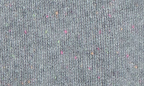 Frame The Flecked Cashmere Cardigan In Silver