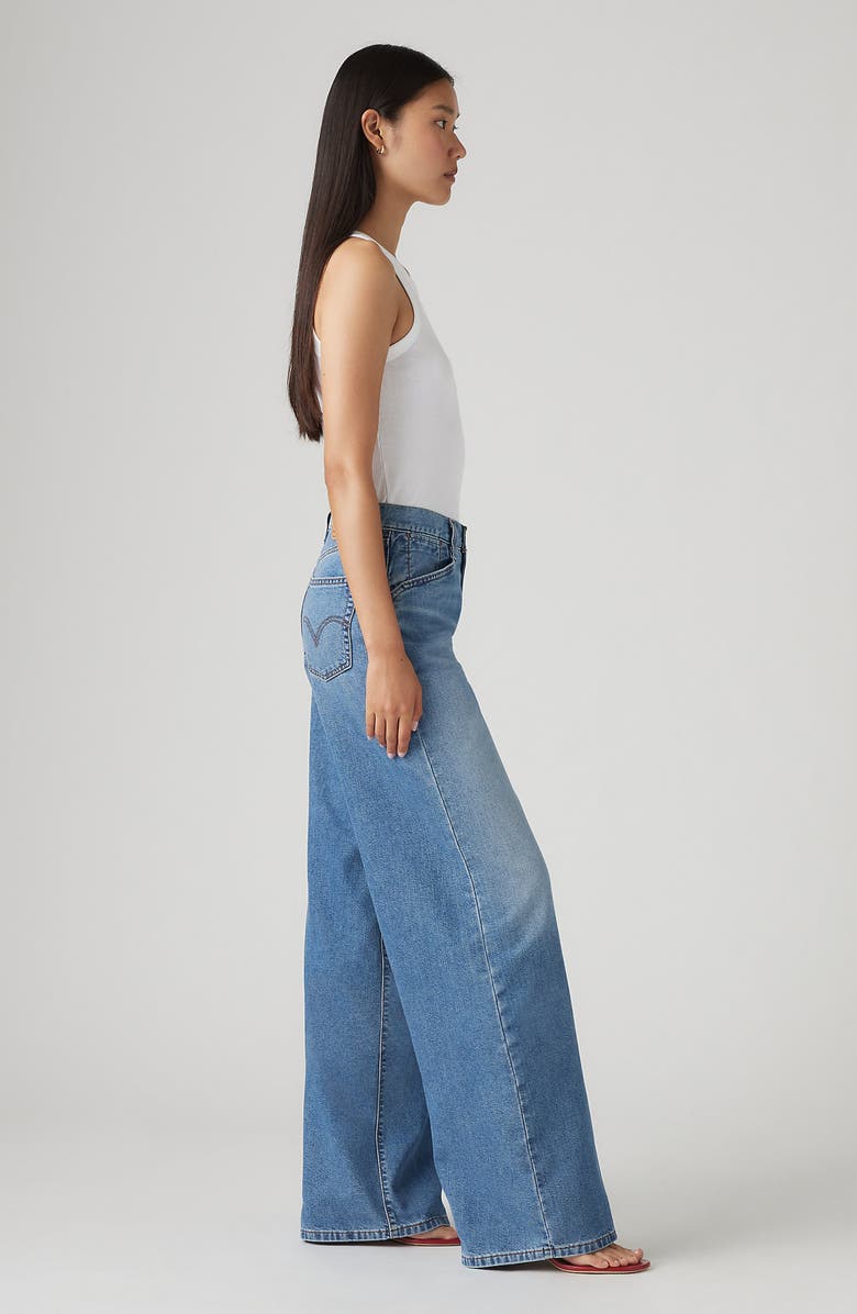Levi's<sup>®</sup> 94 Mid Rise Baggy Wide Leg Jeans, Alternate, color, Cool Vertical
