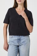 French Connection Short Sleeved V Neck Sweater