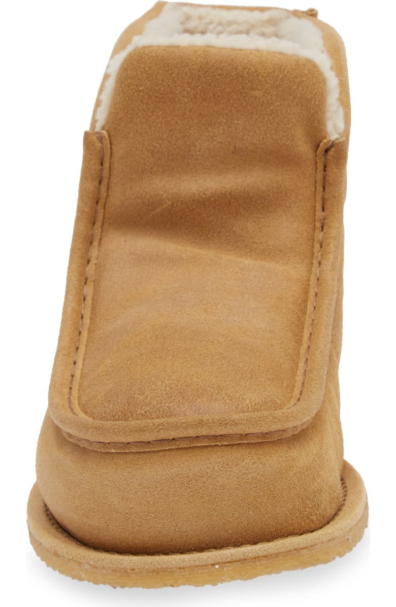 JW Anderson Genuine Shearling Lined Bootie, Alternate, color, Beige