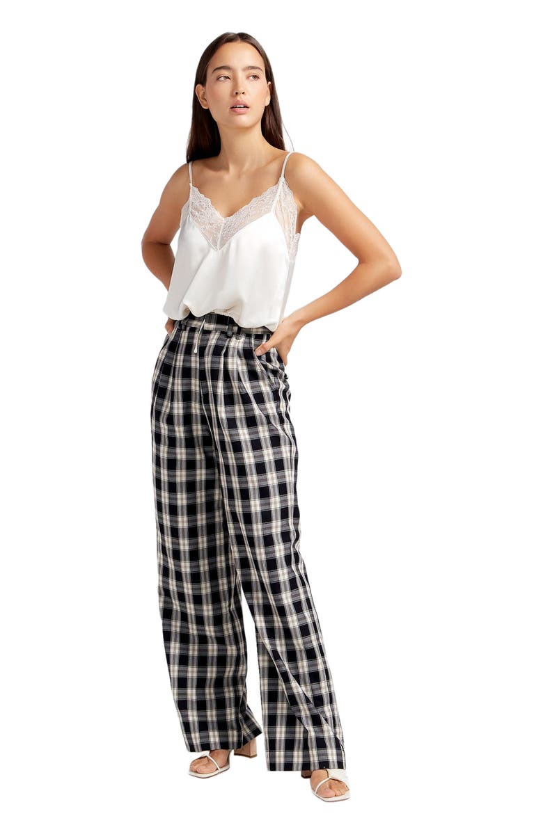 Belle & Bloom Friday Nights Lace Cami, Main, color, White